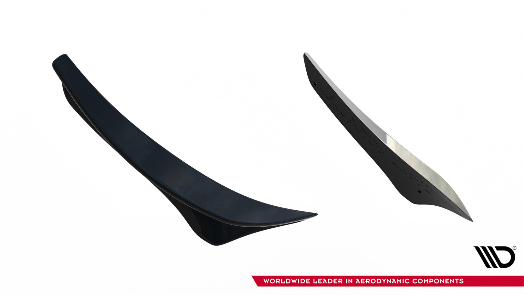 Voorbumper Spoilers Mercedes-AMG GT C C190 Facelift Maxton Glanzend zwart
