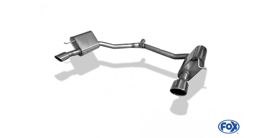 Mercedes E-Klasse W212- 4 Zylinder Einddemper rechts/links - 1x1