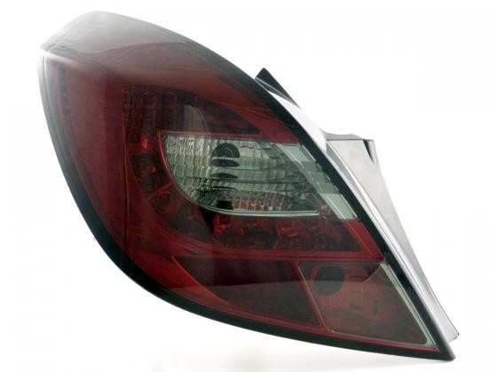 Luces traseras Opel Corsa D LED rojo/blanco