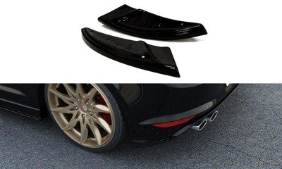 Zijdiffusers VW Golf 7 R Glans Zwart