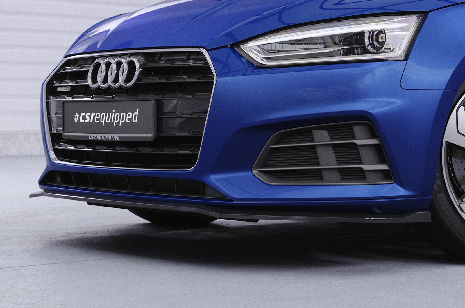 Voorspoiler Audi A5 (F5) Glans Zwart – CSR Automotive 