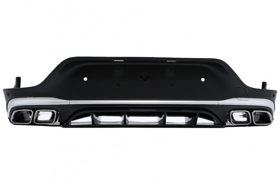 Diffusor Mercedes GLC C253 (2020-..) Coupe Facelift GLC63 incl. Uitlaat Stukken