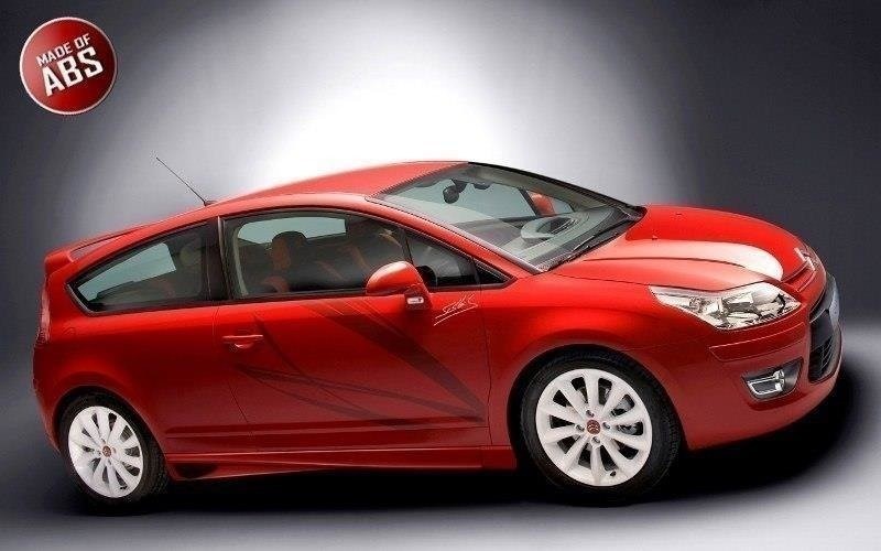 Voorspoiler Citroen DS5 Facelift V.1 Glanzend Zwart