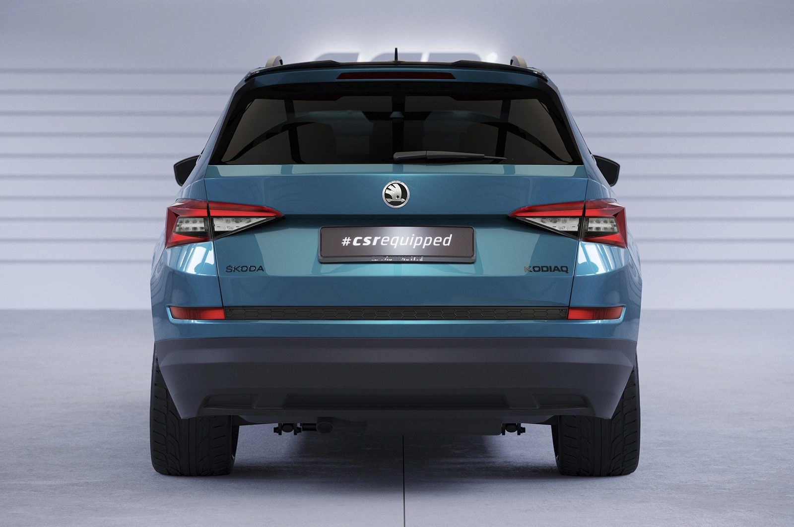 achterspoiler Skoda Kodiaq glans zwart