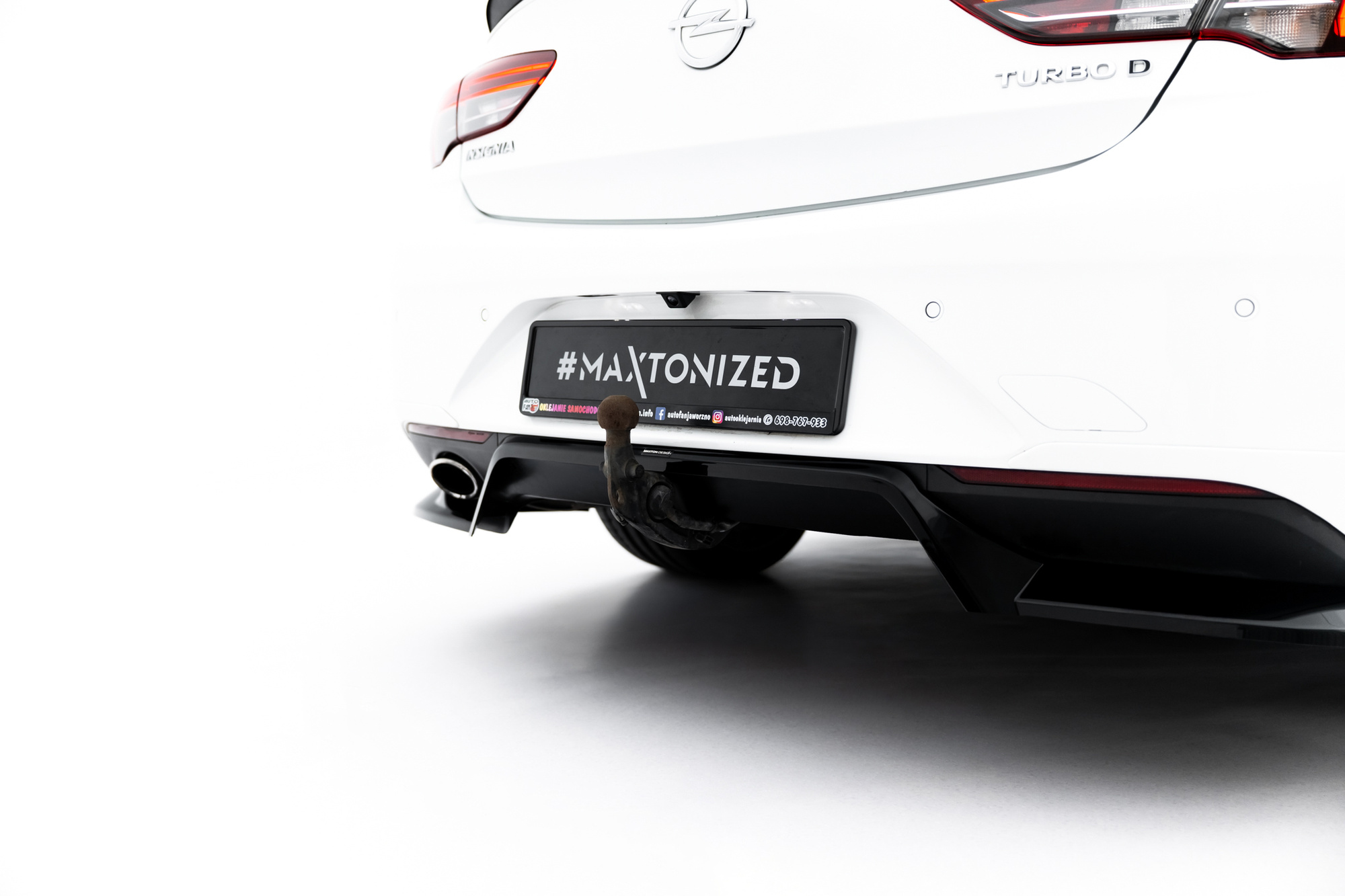 Achterdiffuser Opel Insignia OPC-Line Mk2 (met verticale lamellen) 2017–2020 van Maxton Design