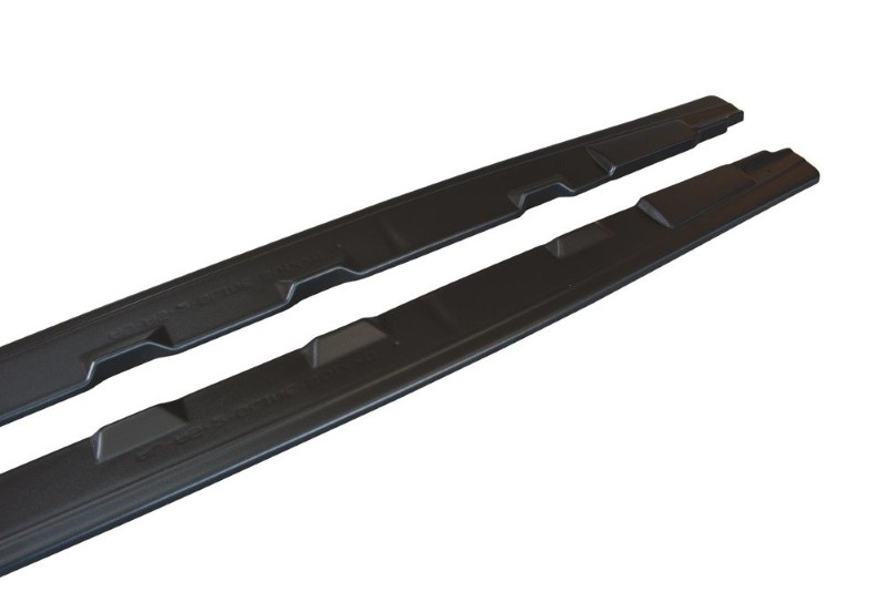 Zijskirts Diffusers Audi S5 / A5 S-Line F5 Sportback Glanzend Zwart