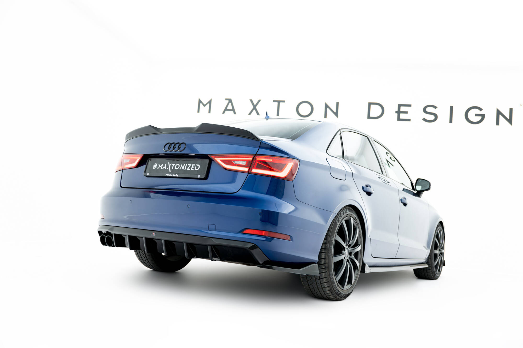 Achterzij Spoilers Audi A3 Sedan 8V Maxton