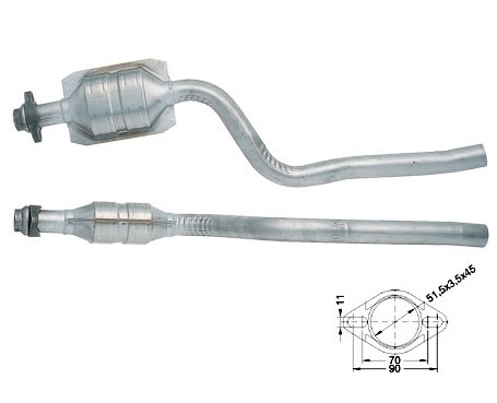 BMW 318TD 1.7TDS 1665 cc 66 Kw / 90 cv E36 Magnaflow CAT Bouwjaa