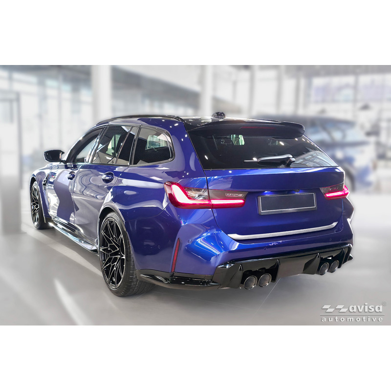 Avisa Geborsteld RVS Kofferbak Sierlijst  BMW 3-Serie Touring (G21) M-Sport Facelift 2022-
