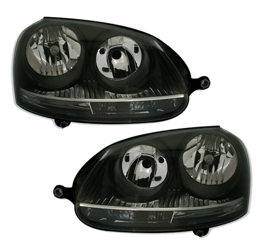 Faros VW Golf V Black/cristal Electric