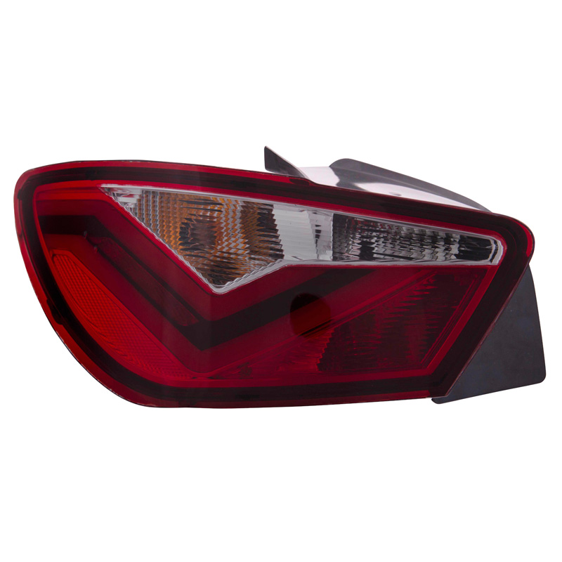 Set LED Achterlichten  Seat Ibiza 6J SC 3-deurs 2008- - Rood/Rookgrijs