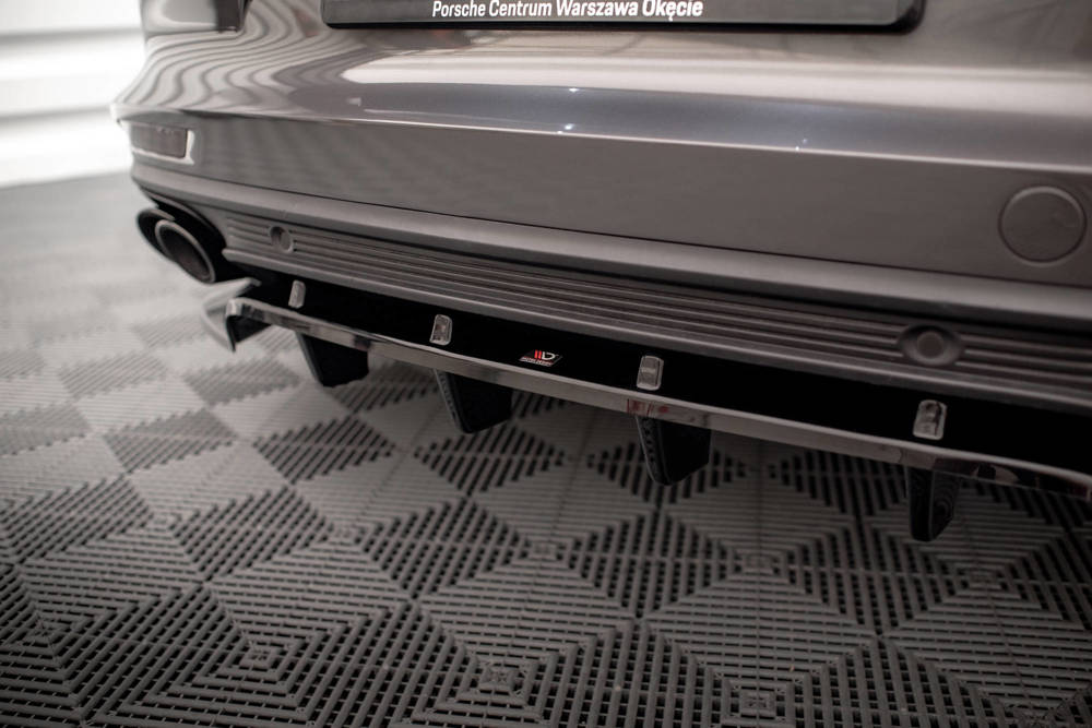 Diffuser Porsche Panamera E-Hybrid 971 Maxton Glans Zwart