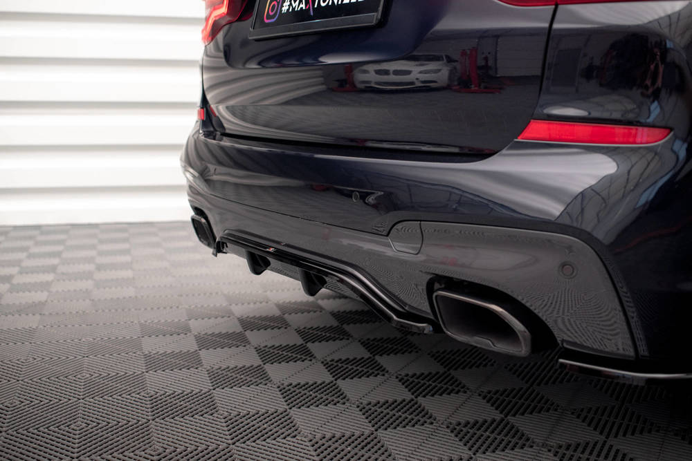Diffuser BMW X3 M pakket / M40D / M40i G01 Maxton Glans Zwart