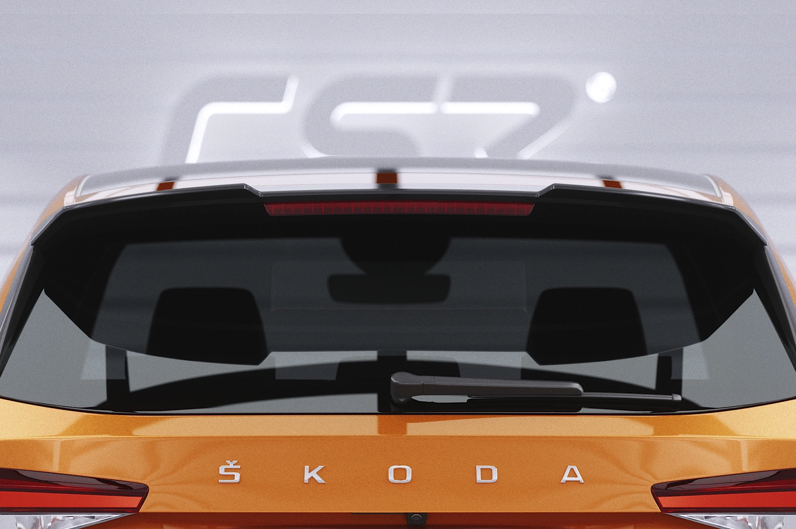 Voorspoiler Škoda Fabia 4 glans zwart – CSR Automotive