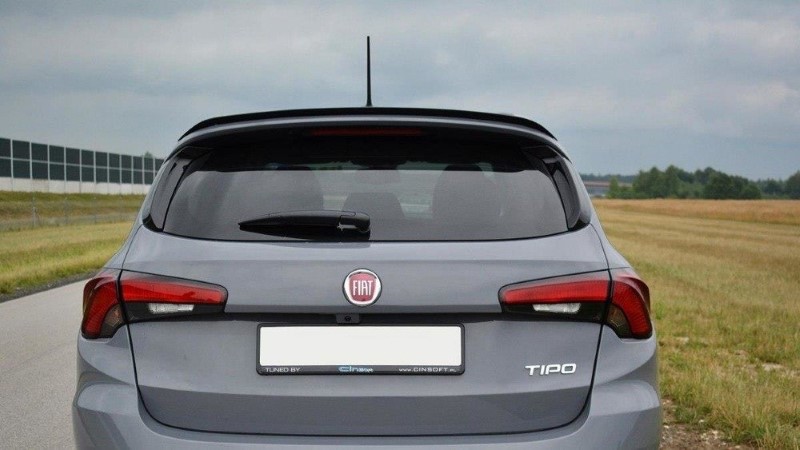 Spoiler Extentie Fiat Tipo S-Design Glanzend Zwart Maxton