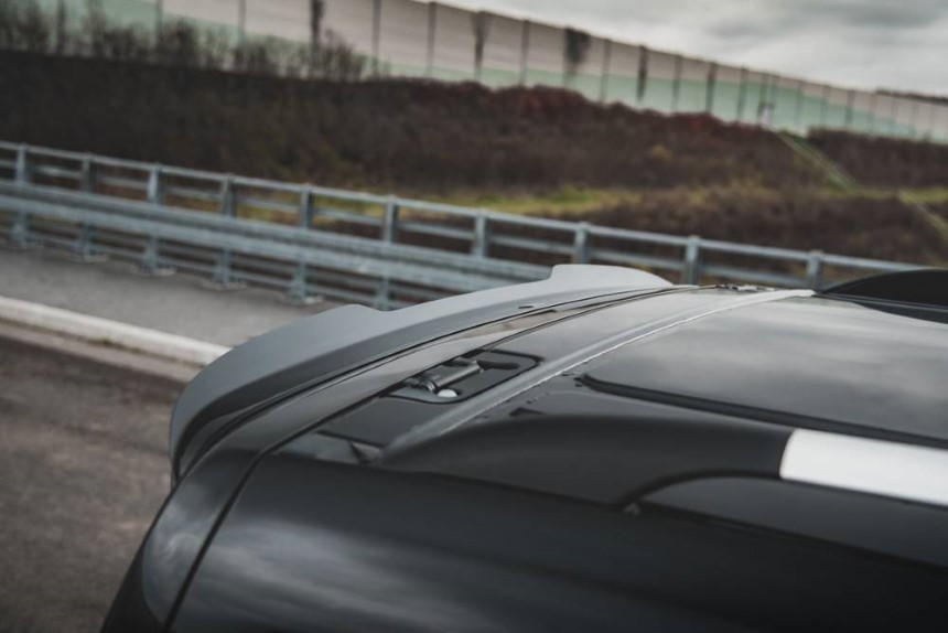 Spoiler cap Mercedes V-Klasse W447 AMG-Line Maxton Design glans zwart