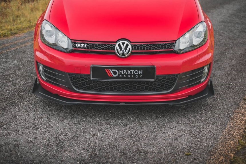 Opzetstuk voorspoiler VW Golf 6 GTI Maxton Design duurzaam