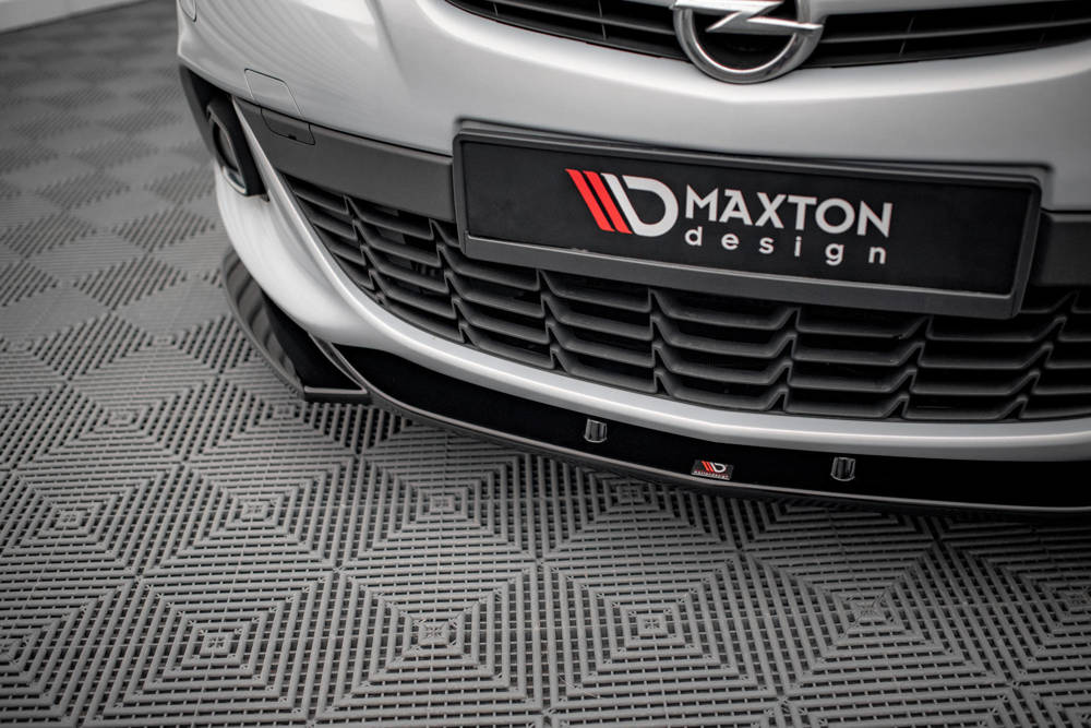 Voorspoiler V.1 Opel Astra J GTC OPC-Line Maxton Glans Zwart