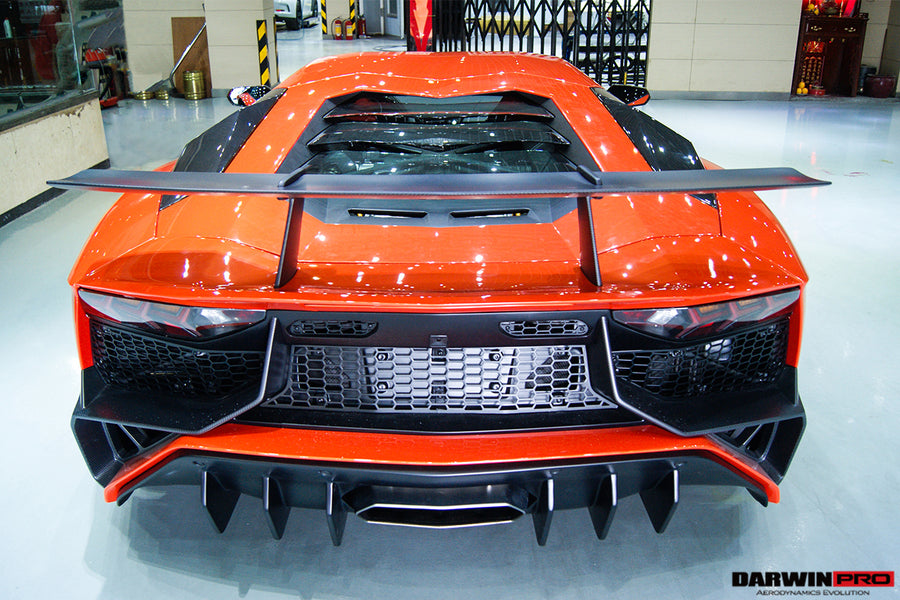 Lamborghini Aventador LP700 LP740 Coupe/Roadster SV Style Rear Bumper 2011-2016