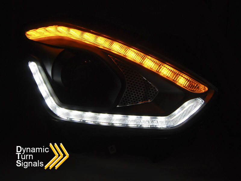 Koplampen Suzuki Swift VI 17-.. Tube Dynamic Black