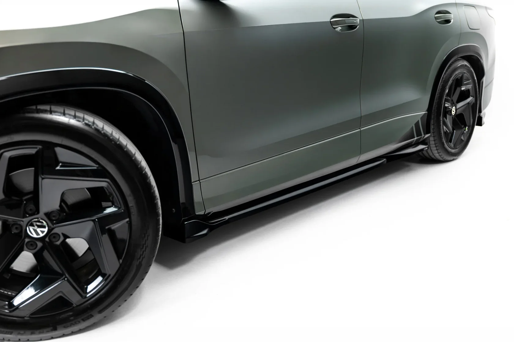 Zijskirts Volkswagen Tayron R-Line Mk1 Glans Zwart