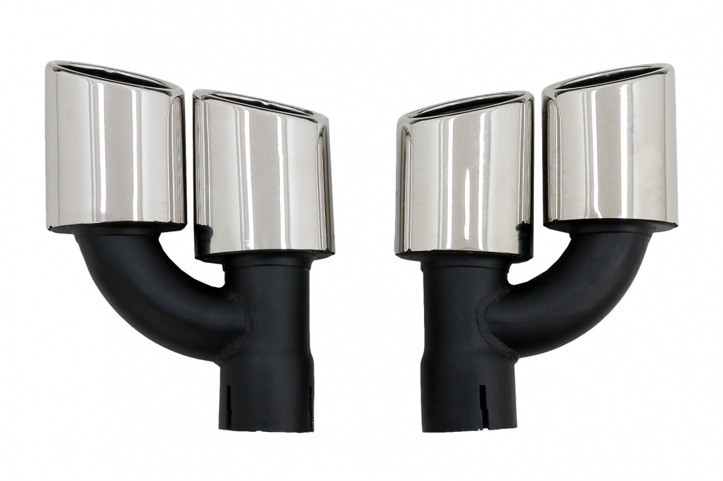 Diffuser Audi A4 B9 8W FL S-Line 2020- S4 Look Glans Zwart