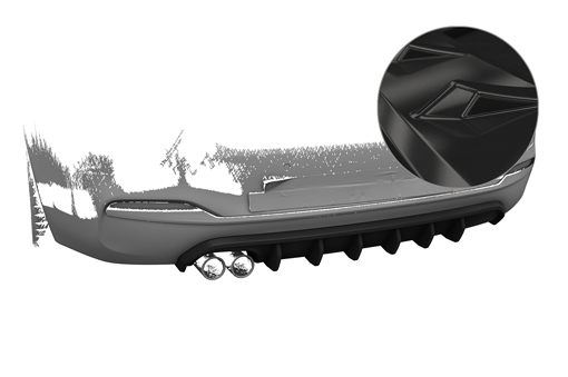 Diffuser BMW 4 Serie (F36) Grand Coupe