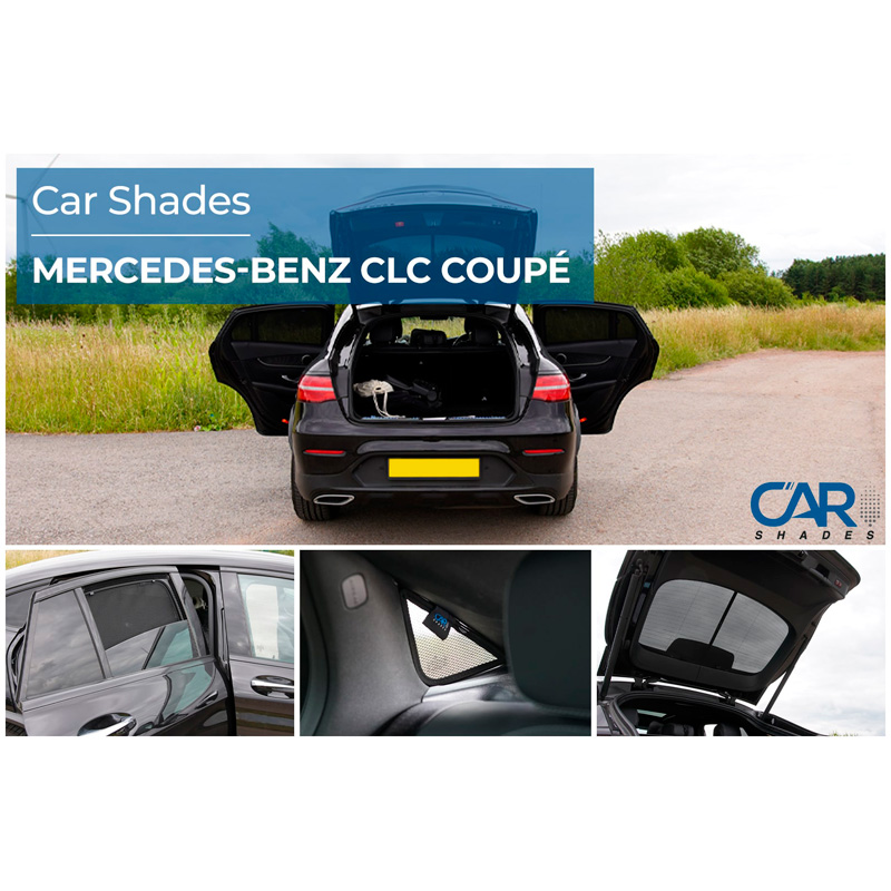 Set Car Shades  Mercedes GLC Coupe (C253) 2016-2023 (8-delig)