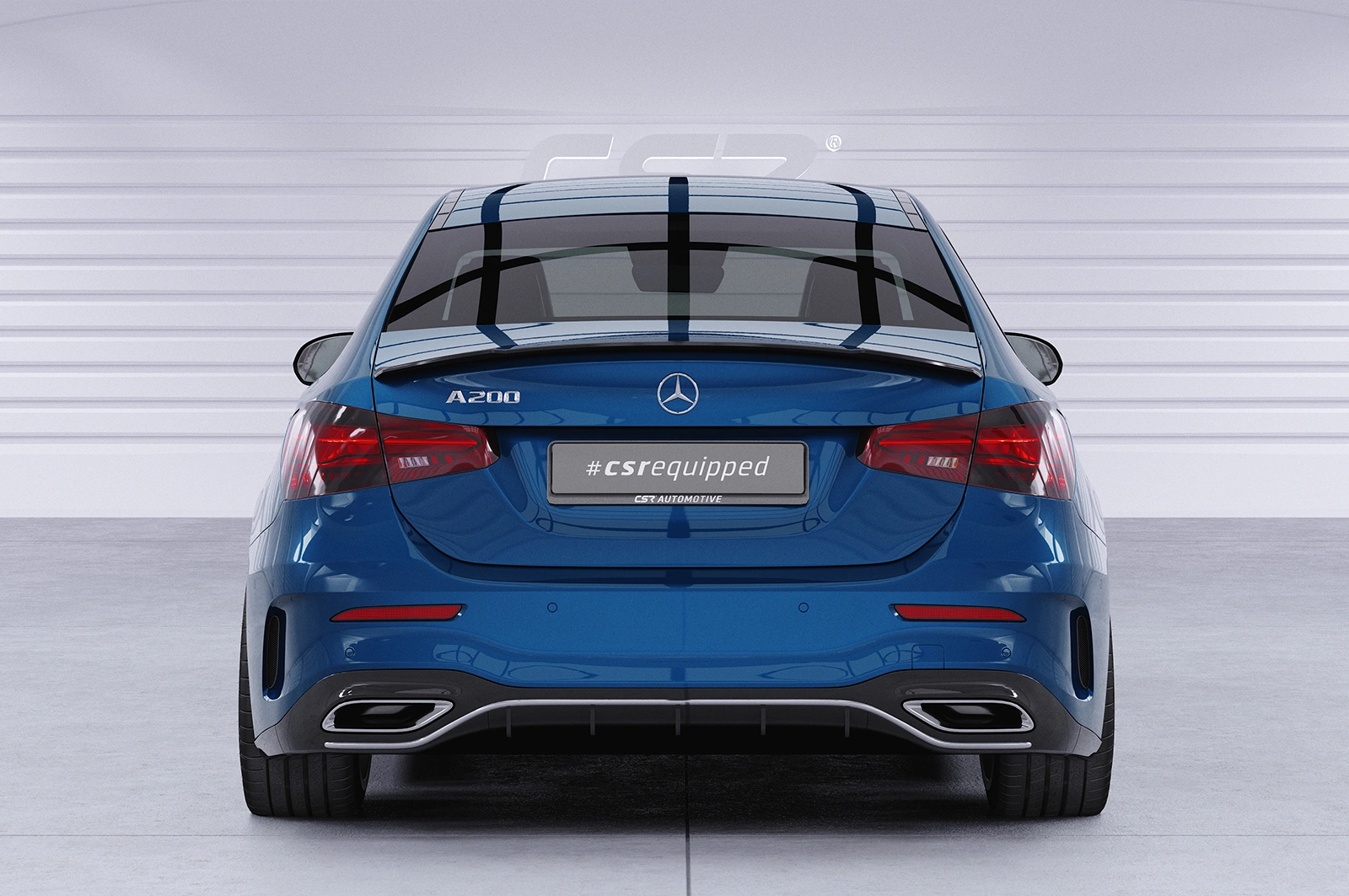 Achterspoiler Mercedes-Benz A-Klasse V177 Limousine (11/2018–) Glans Zwart – CSR Automotive