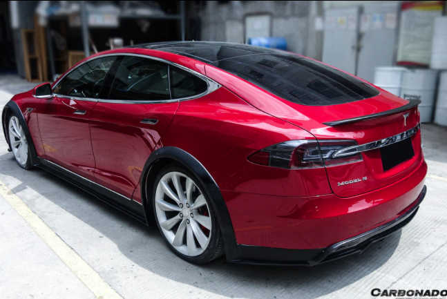 Tesla S Pre-facelift RZS Style Carbon Fiber Full Kit 2012-2015