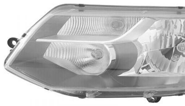 Koplamp links T5, 09->> +DAGRIJVERLICHTING H4/P21W+STELMOTOR