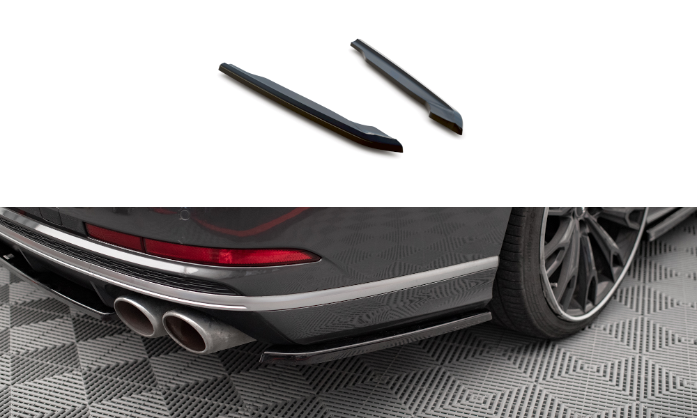 Zijdiffusers V.1 Audi S8 D5 Maxton Glans Zwart