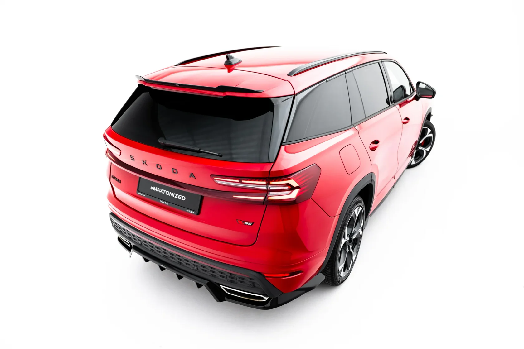 Spoiler Cap Skoda Kodiaq Mk2 (RS) Glans Zwart