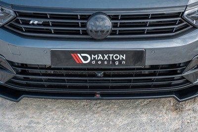 Voorspoiler VW Passat R-Line B8 Glans Zwart
