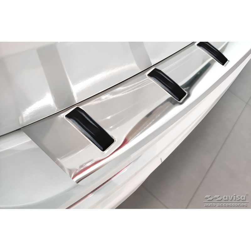 RVS Achterbumperprotector  Volvo XC60 II 2017-2021 & Facelift 2021- (incl. R-Design) 'STRONG EDITION'