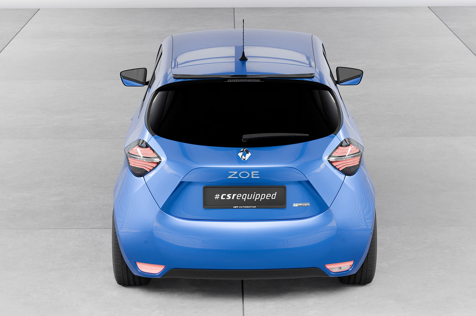 Achterspoiler Renault Zoe glans zwart – CSR Automotive