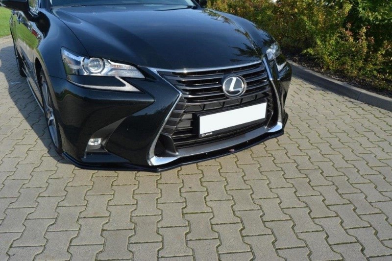 Voorspoiler Lexus GS Mk4 Facelift V.1 Glanzend Zwart
