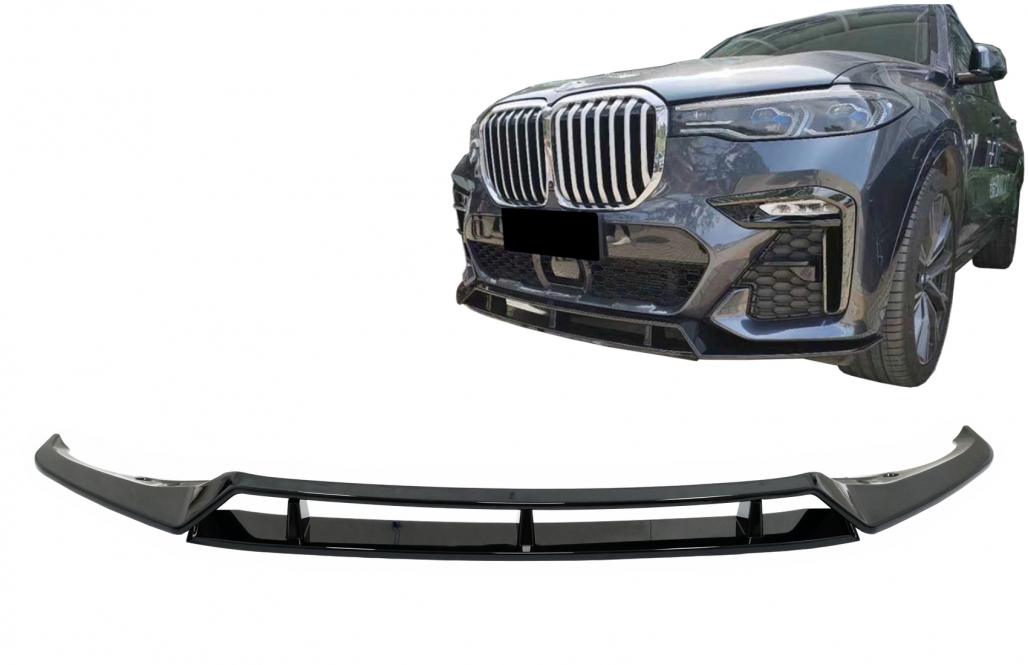 Voorspoiler BMW X7 G07 M-Sport Glans Zwart