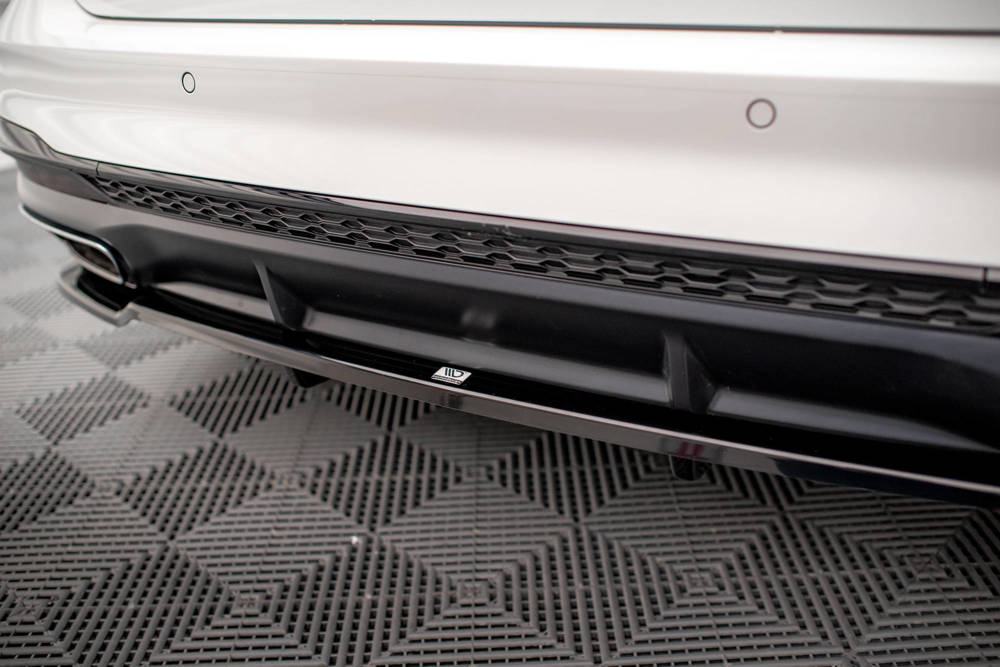Diffuser Audi A4 B9 Facelift S-Line Maxton Glans Zwart