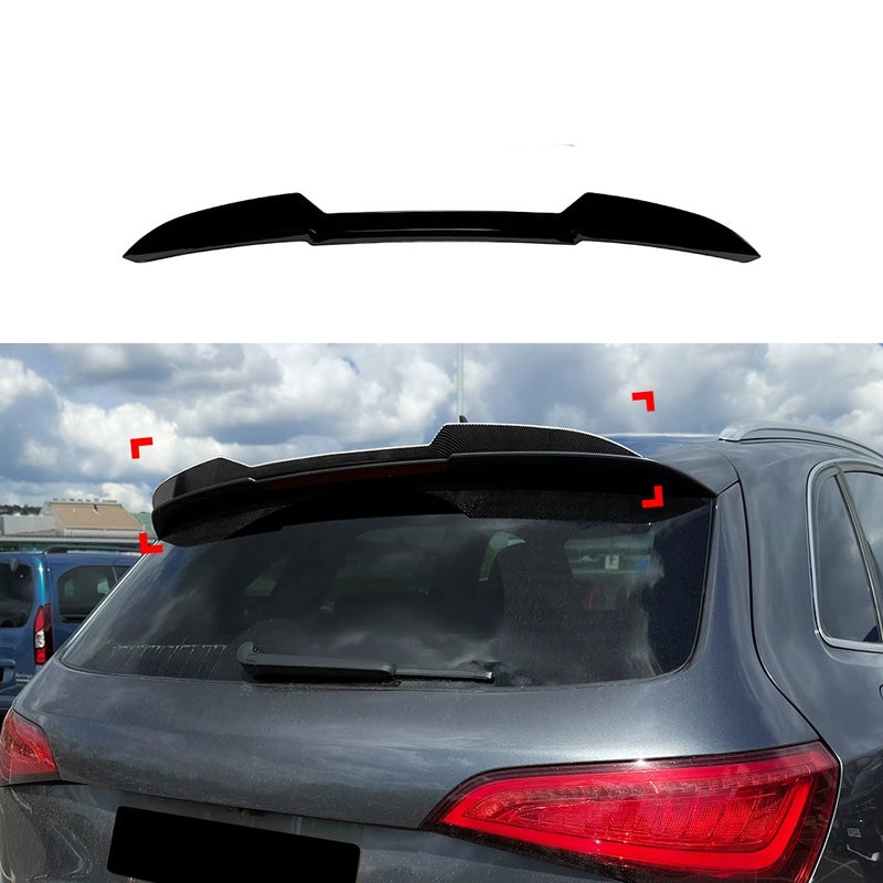 Dakspoiler (Spoiler Cap)  Audi Q5 (8R) S-Line/SQ5 2008-2016 (ABS Glanzend zwart)