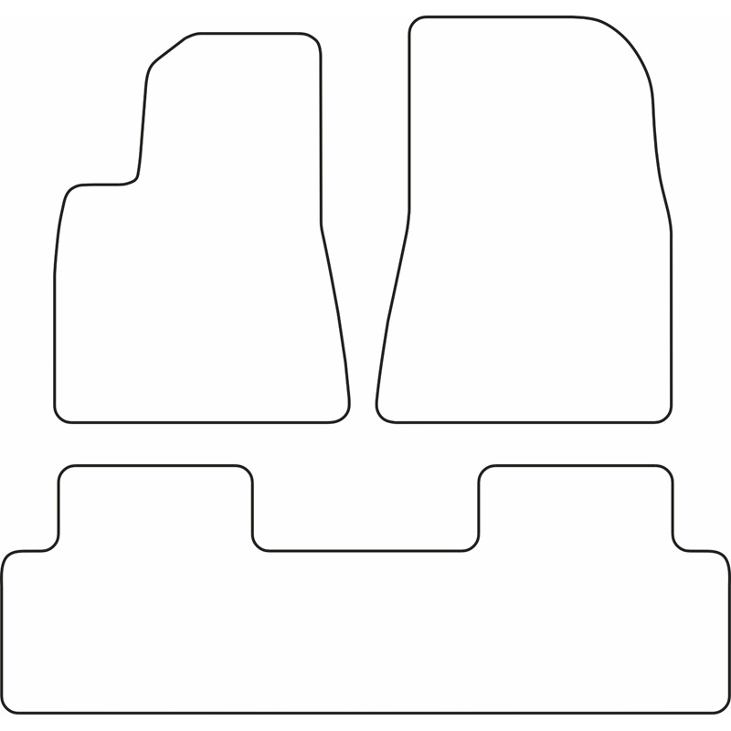 Automatten Velours  Tesla Model 3 2017-2020