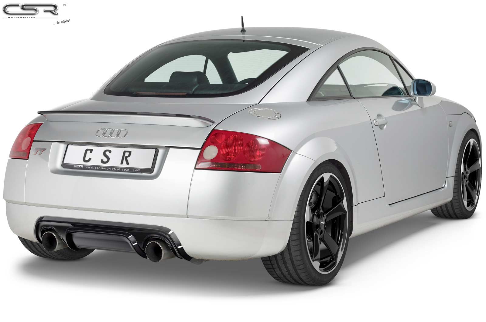 Achterspoiler Audi TT 8N (1998–2006) Glans Zwart – CSR Automotive