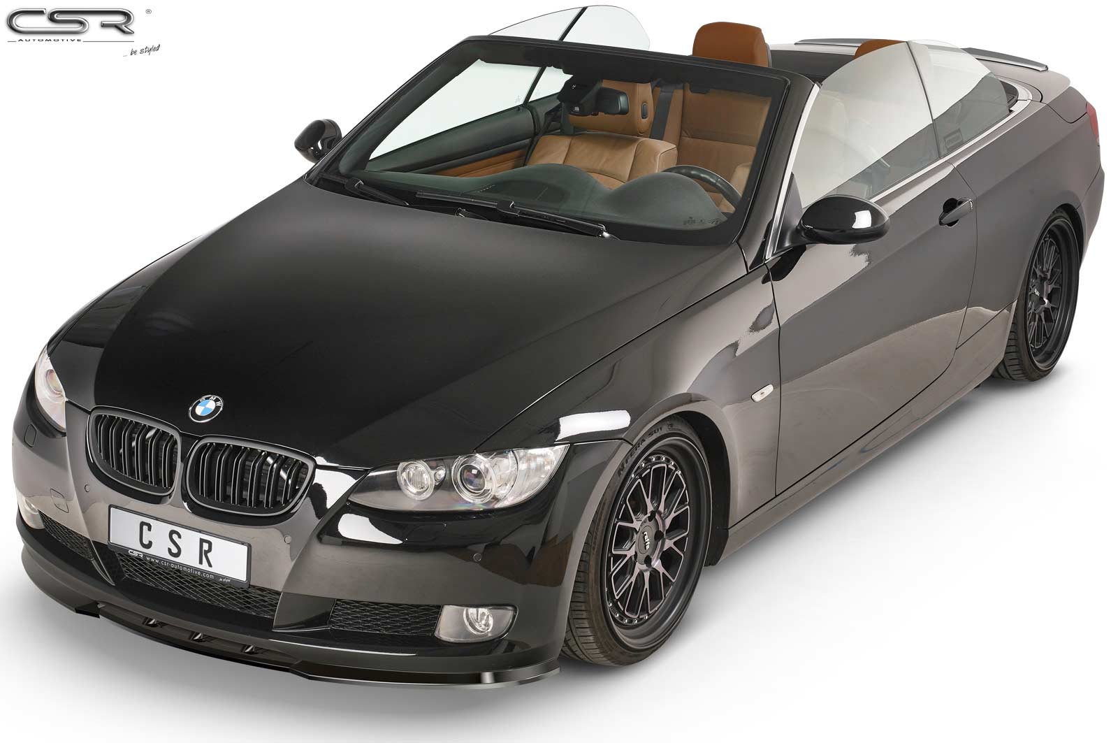Voorspoiler BMW 3er E92 / E93 Glans Zwart – 06/2006–02/2010