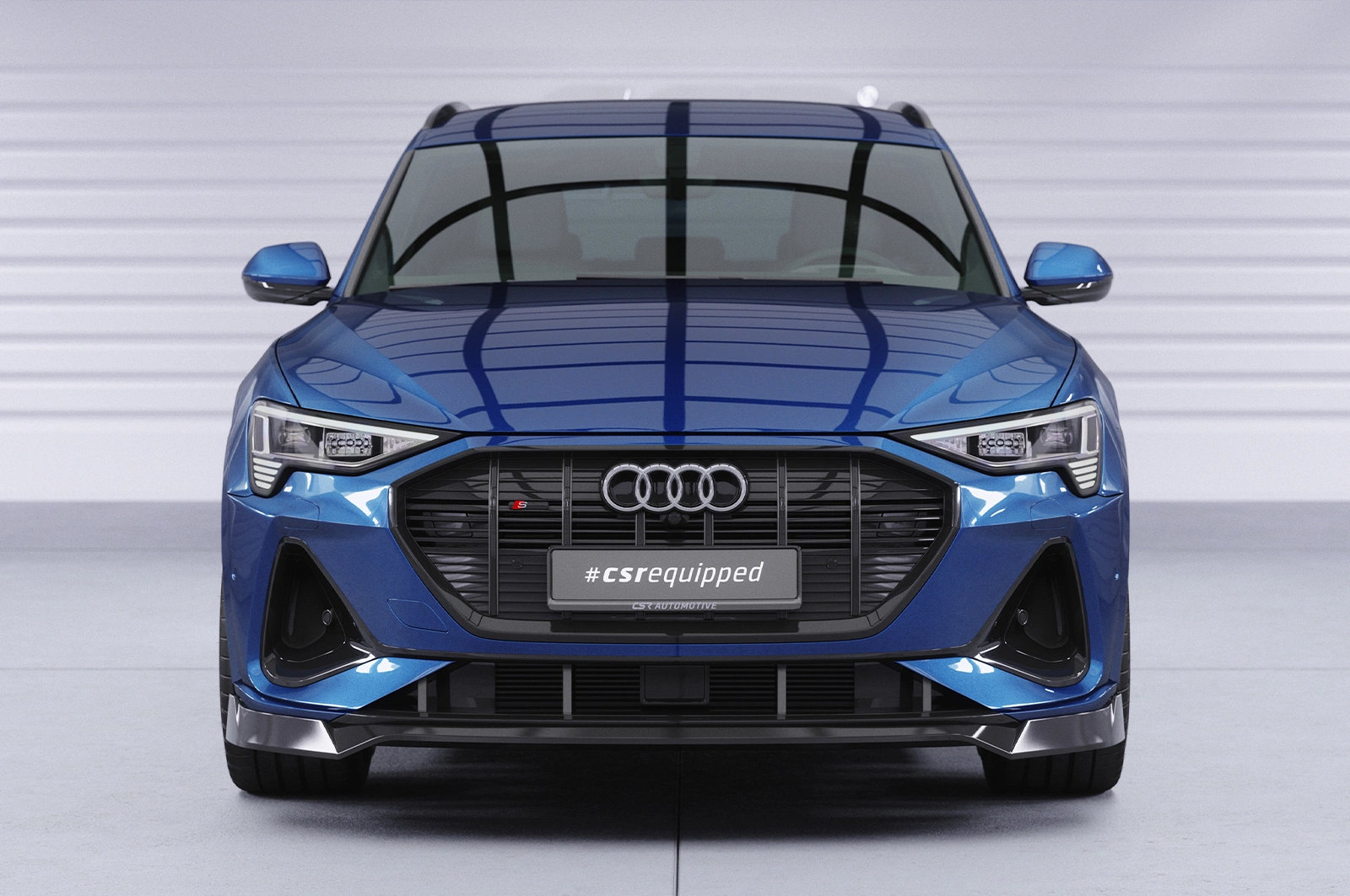 Voorspoiler Audi e-tron GE CSR glans zwart