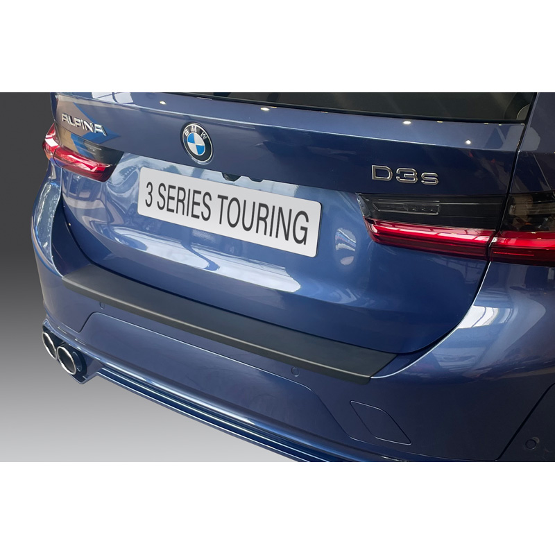 ABS Achterbumper beschermlijst  BMW 3-Serie G21 Touring 'M' Sport Facelift 2023- Zwart