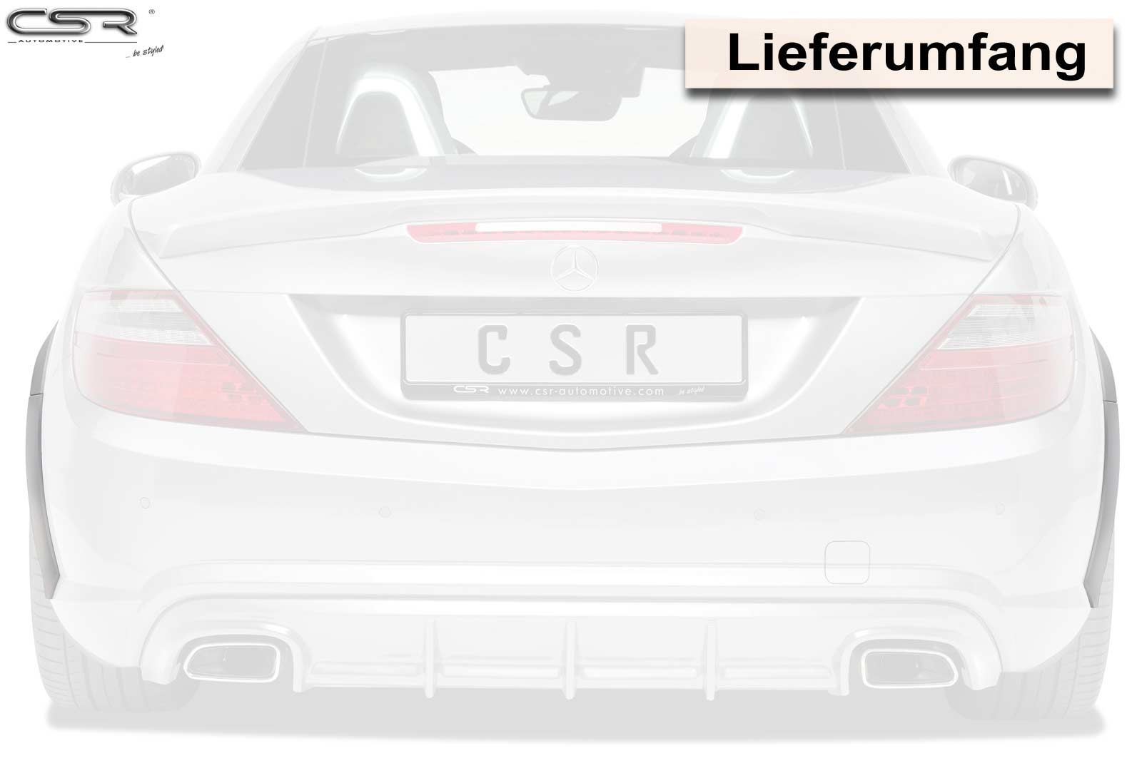 Achterspatbordverlenging Mercedes-Benz SLK / SLC R172
