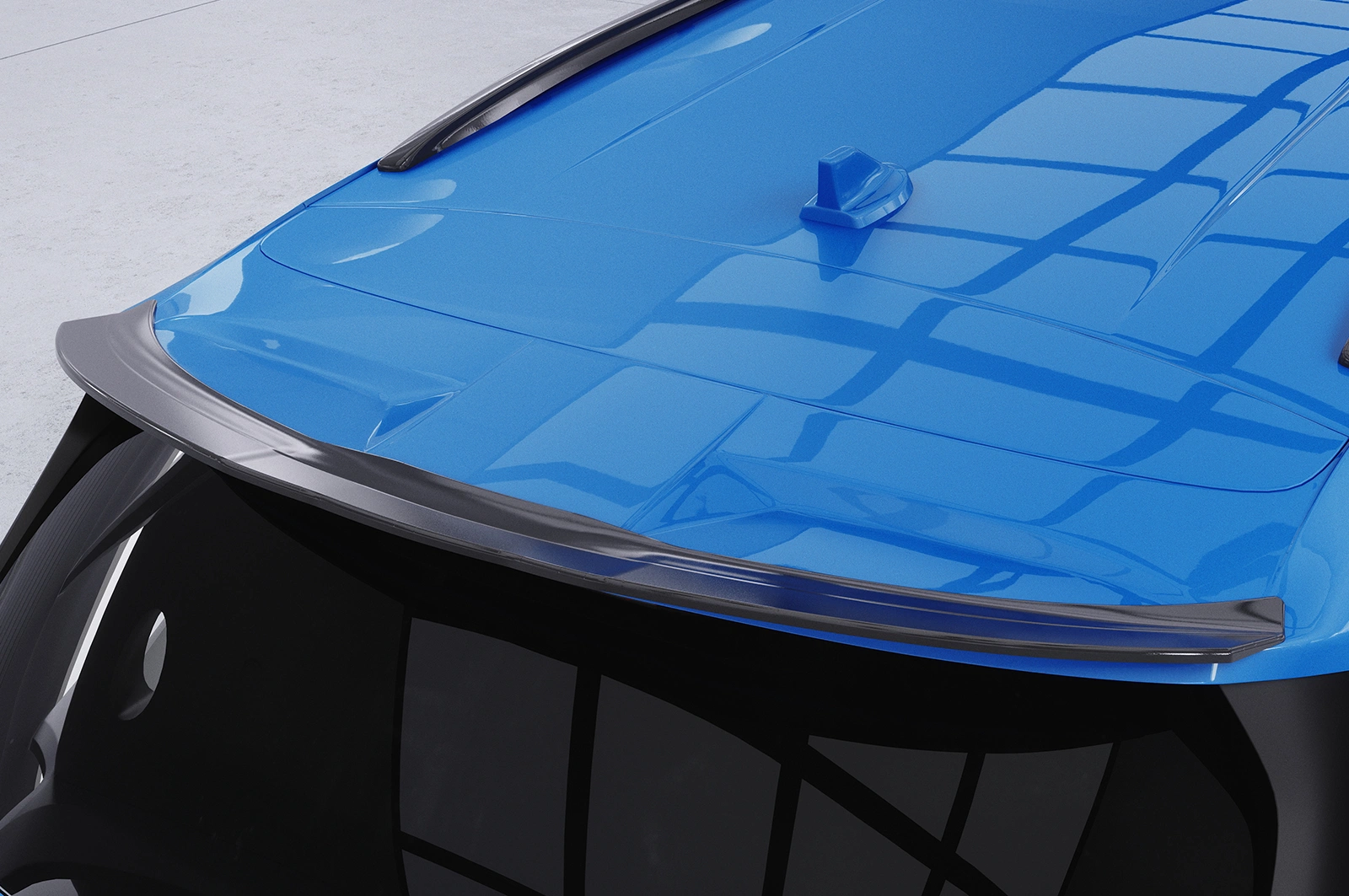 Achterspoiler Ford Focus MK4 Turnier glans zwart 2018–