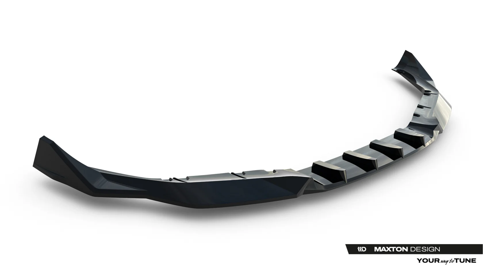 Voorspoiler BMW M5 F90 Maxton Glans Zwart V.3