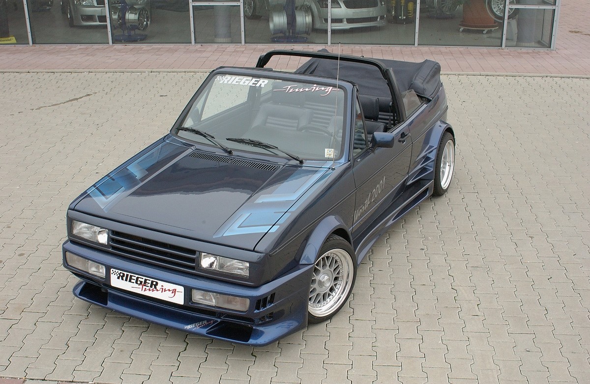 Voorbumper Breedversie l VW Golf I Polyester Rieger