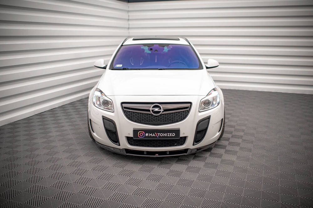 Voorspoiler V.1 Opel Insignia OPC MK1 Glans Zwart